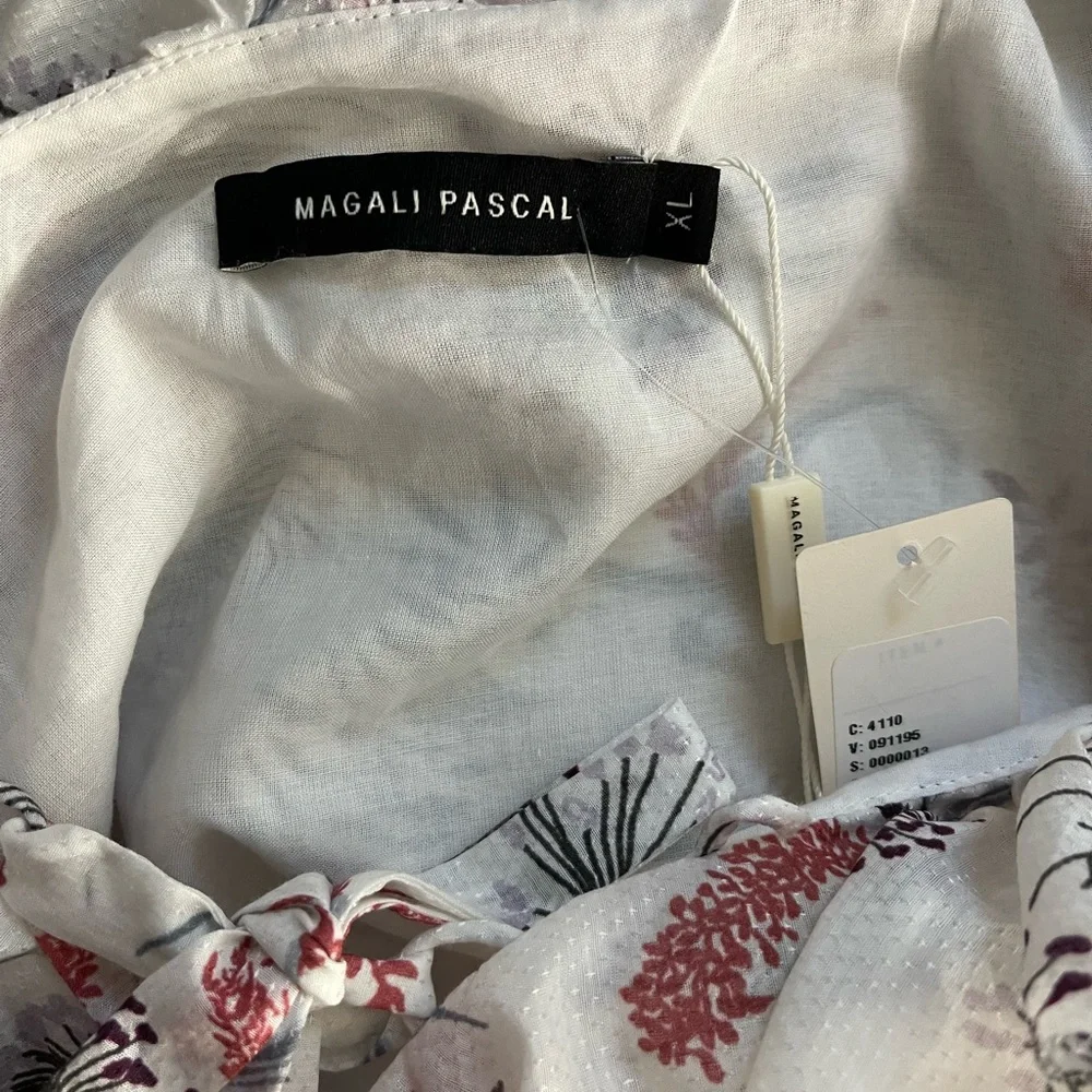 Magali Pascal Anthropologie Wildflower Ruffled Blouse Large